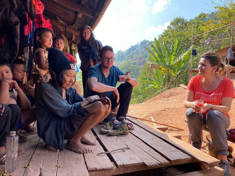 nuit chez l'habitant en immersion au laos