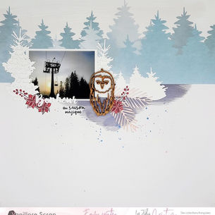 Page "Une saison magique" réalisée par Vanillore Scrap