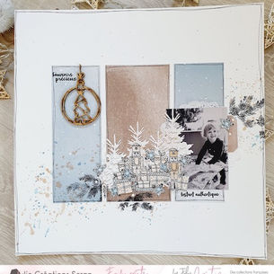 Page "Instant authentique" par Julie Créations Scrap