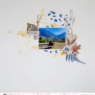 Page "Photo de saison" réalisée par Vanillore Scrap