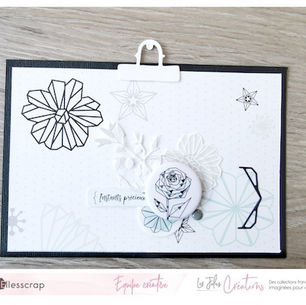 Carte challenge de mars réalisée par Ellesscrap