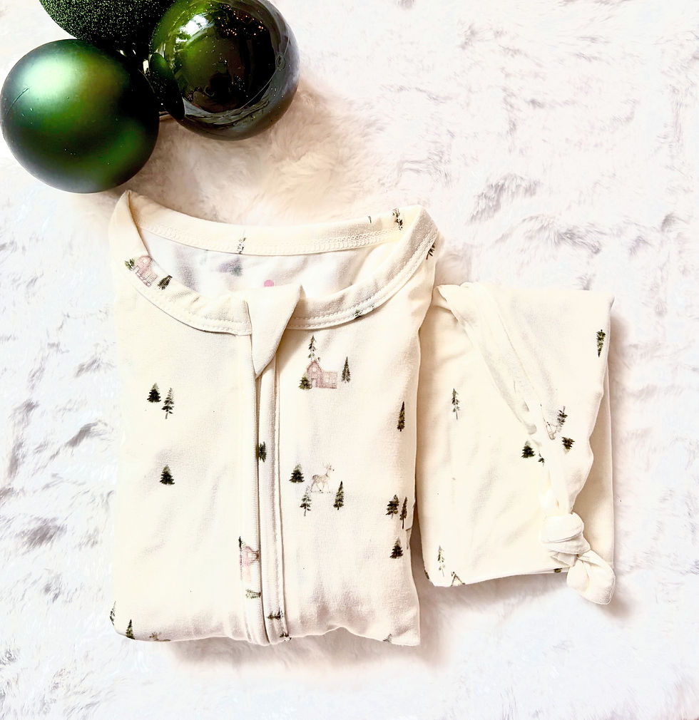 Thumbnail: Winter Design Bamboo Onesie