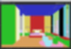 Updated render of the VRayWireColor layer showing every object rendered in a different color.