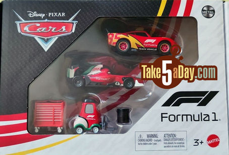 FIRST LOOK: Official Disney Pixar Cars Formula 1 Exclusive 3-Pack Revealed!
