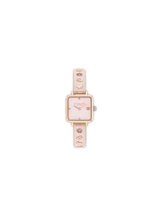 COACH Gold and Blush Pink Cass Women's Watch