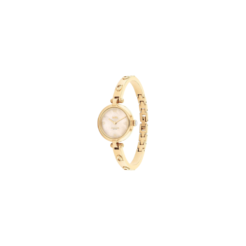 COACH Cary Women's Watch Gold Plated/Beige Mother of Pearl
