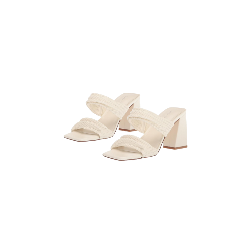 Marc Fisher Cream Eloria Heeled Sandal