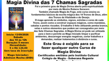 Magia Divina das 7 Chamas Sagradas - 13/09/2026 - Sábado