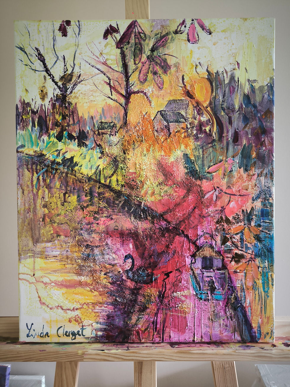 Miniature : Petite barque sur les bords de Marne