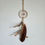 Thumbnail: Red-Backed Sea Eagle Dreamcatcher Authentic Brahminy Kite feather 9in Carnelian