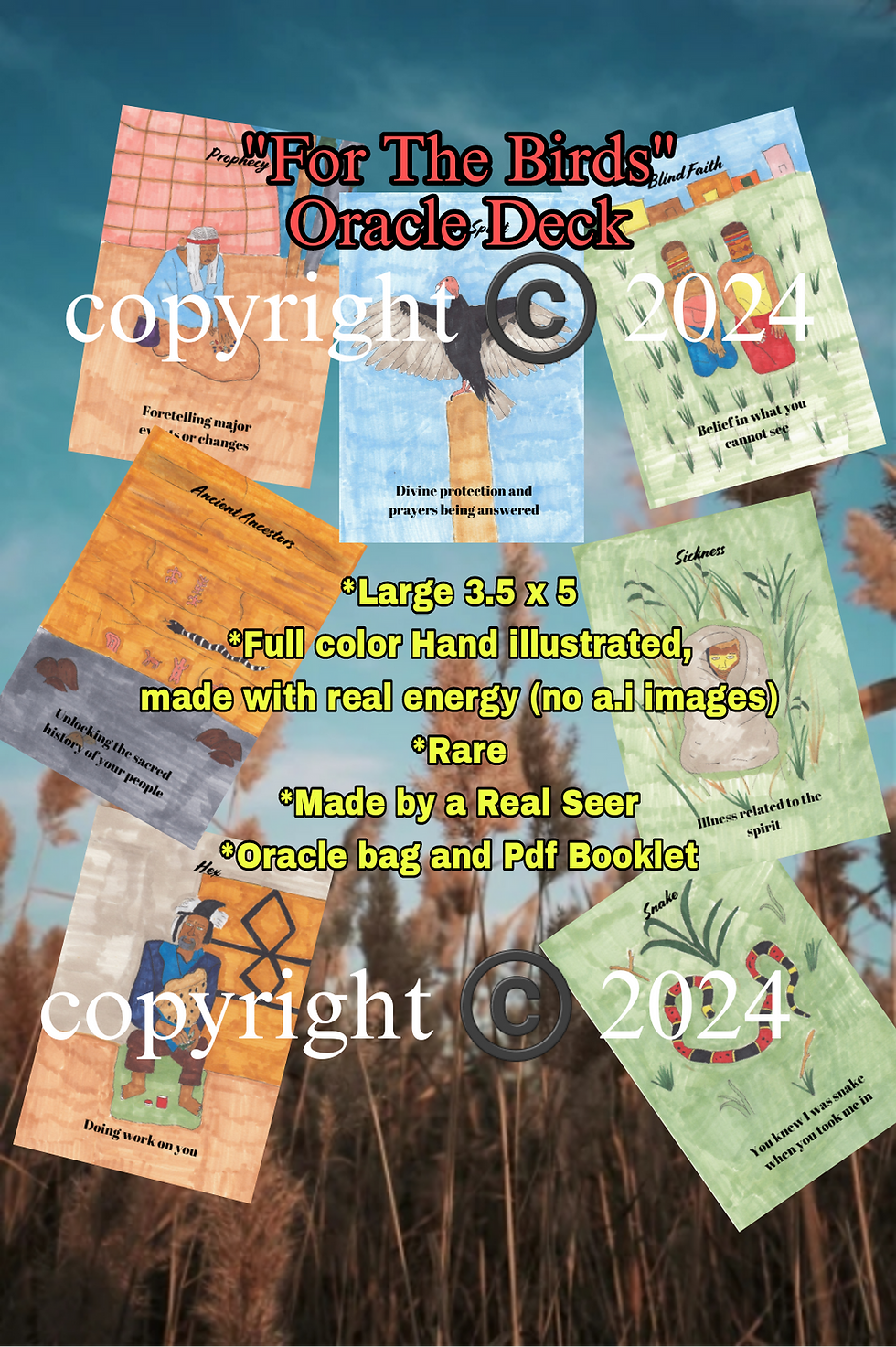 Thumbnail: Rare "For The Birds" Oracle Deck by Priestess Ieisha 