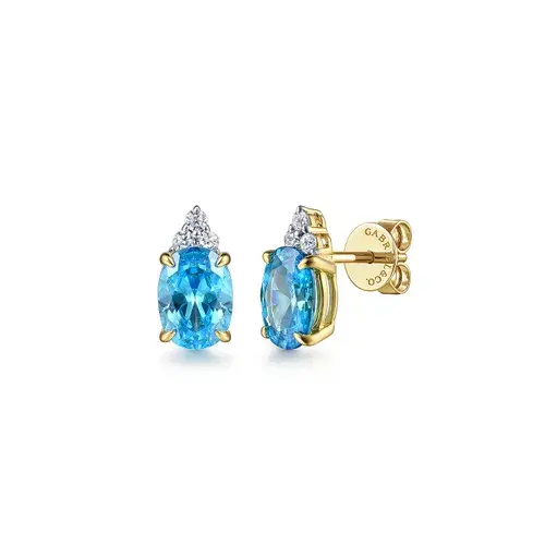 2.11ctw Topaz Studs