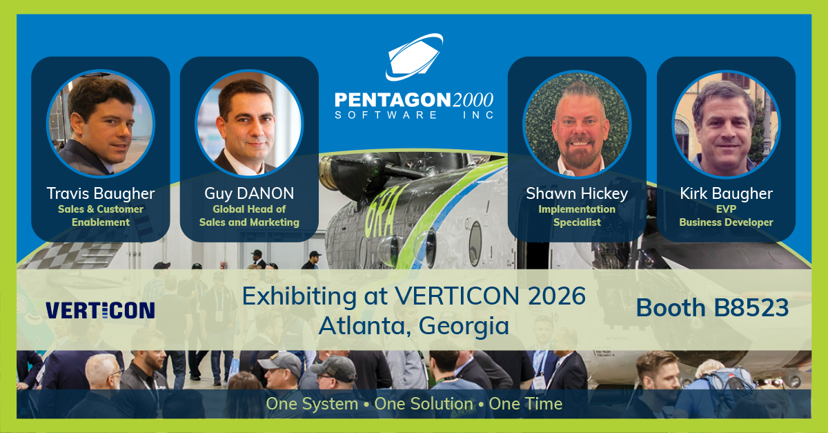 Pentagon 2000 exhibiting at VERTICON | Pentagon2000