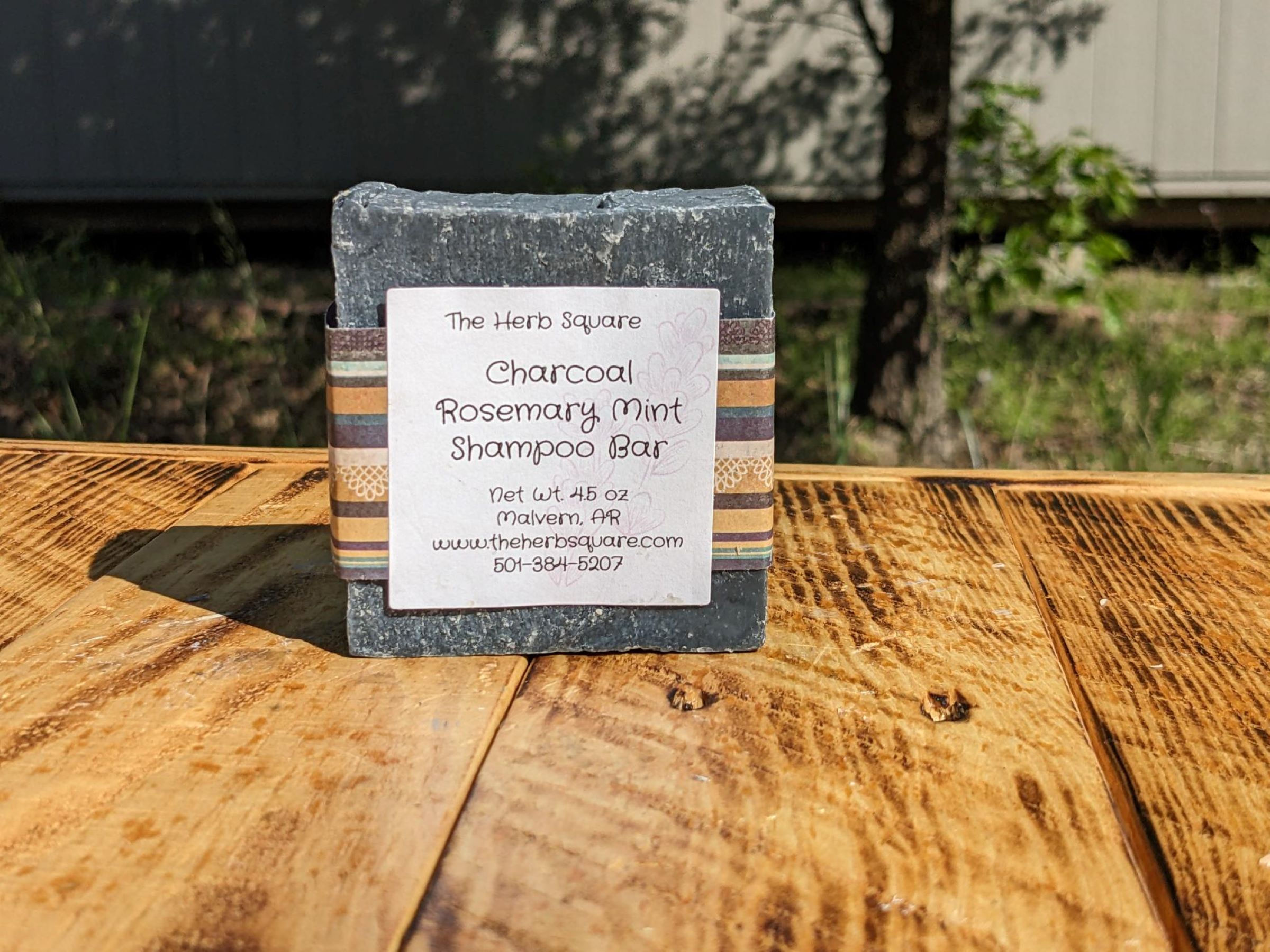Charcoal Rosemary/Mint Shampoo Bar