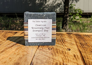 Charcoal Rosemary/Mint Shampoo Bar