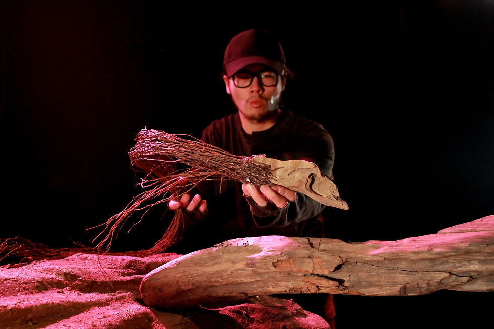 The Puppet and its double theater - Le jardin de M Ruraru07.JPG