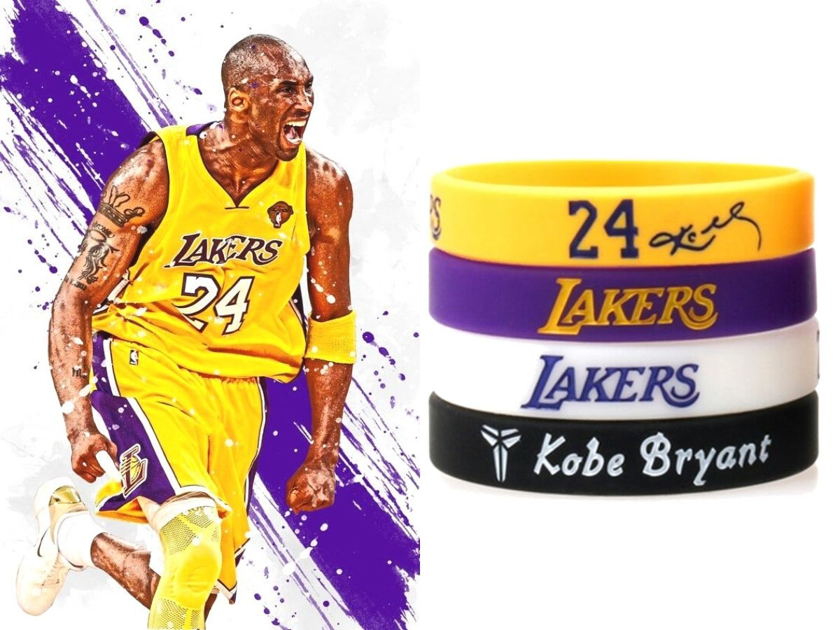 Pulseira Oficial Mamba Bryant Los Angeles  Basquete