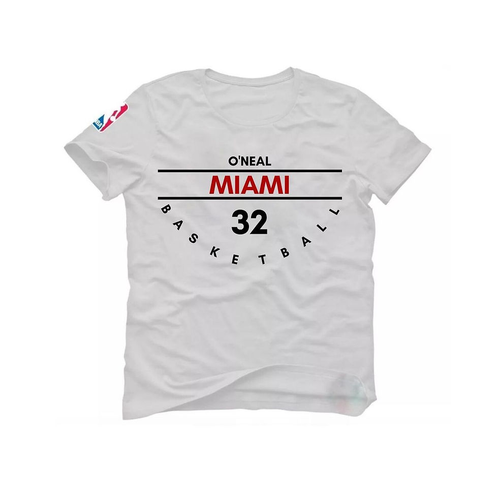 Camiseta Shaquille O'neal Basquete Camiseta Miami Heatt