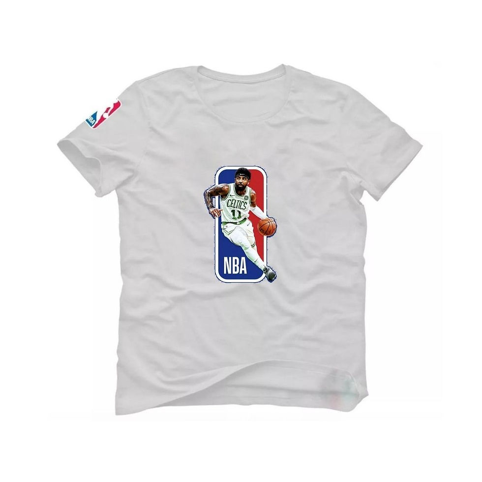 Miniatura: Camisa Basquete Kyrie Irving Logo Boston Bill Russell Cavs