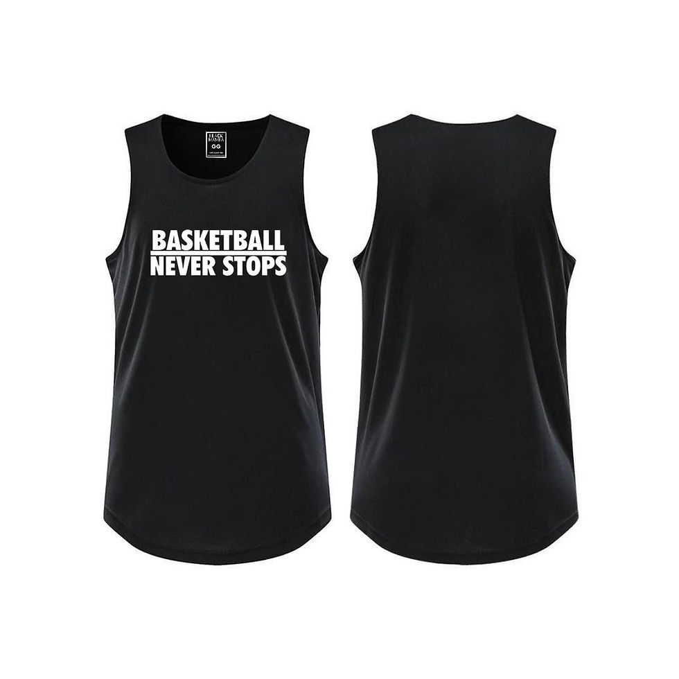 Regata Basquete Frase Basketball Never Stop Clipper Raptor