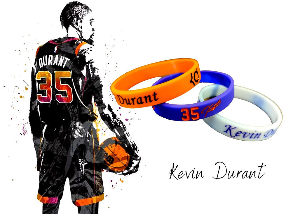 Pulseira Basquete Oficial Kevin Durant Phoenix Sunss