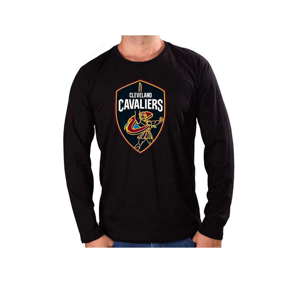 Camisa Manga Basquete 2020 Cleveland Cavalier King