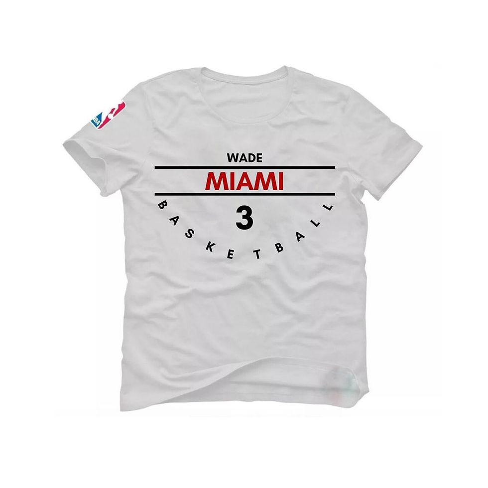 Camiseta Dwyane Wade Basquete Miami Heatt Camisa