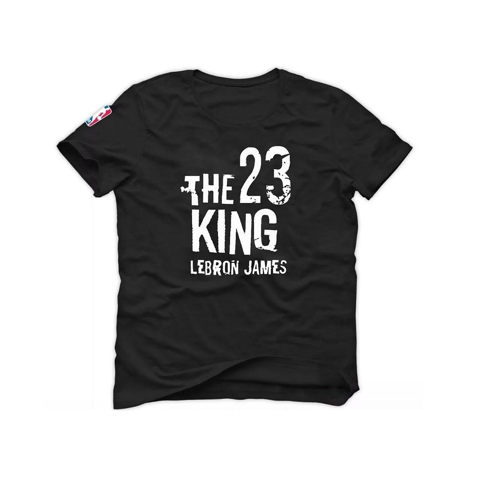 Camiseta Basquete King James King 23 LakerNation Cavs Heatt