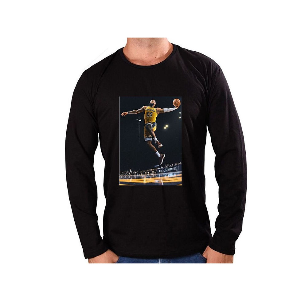 Miniatura: Camisa Manga Longa Basquete LakerNation King James King