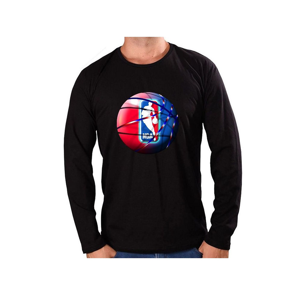 Miniatura: Camisa Manga Logo Basquete Liga Americana King LakerNation