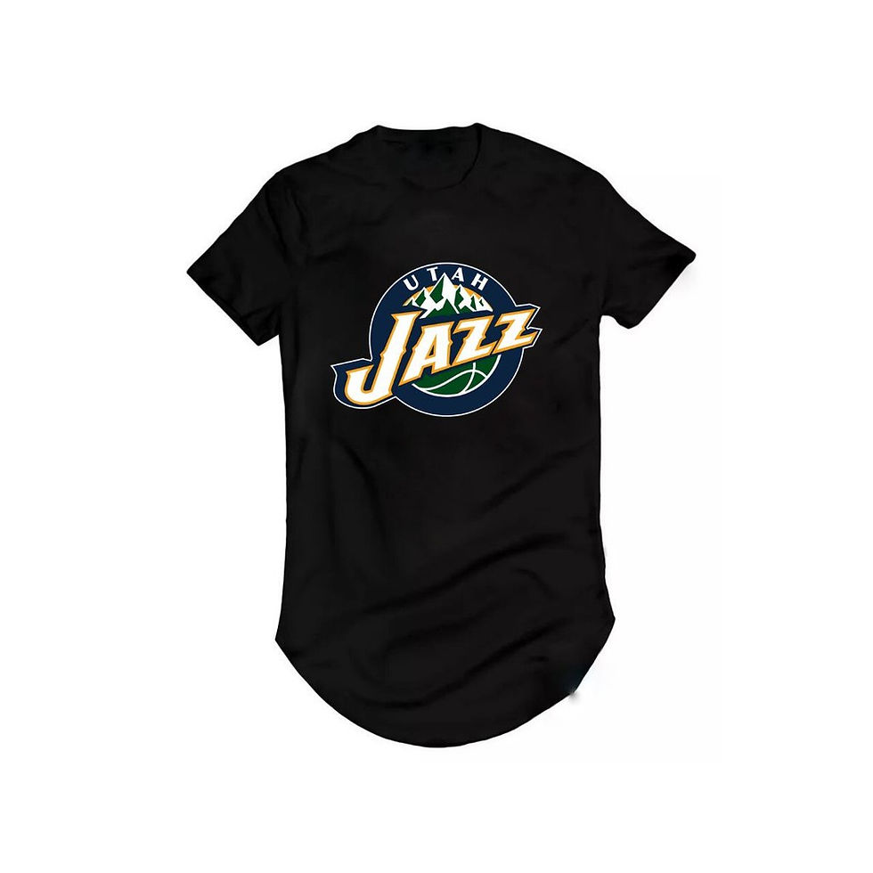 Camiseta Longline Utah Jazz Donavan Mitchell Gobert Basquete