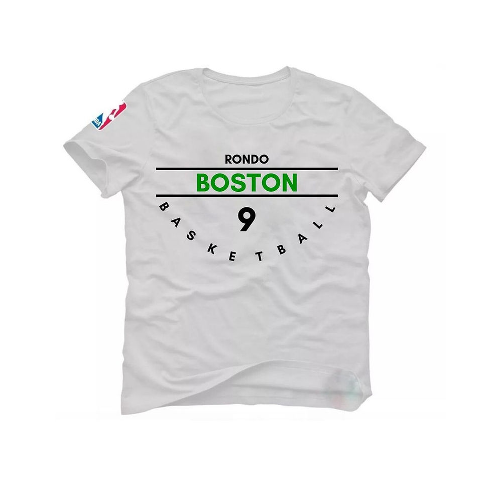 Camiseta Rajon Rondo Basquete Boston Bill Russell Camiseta