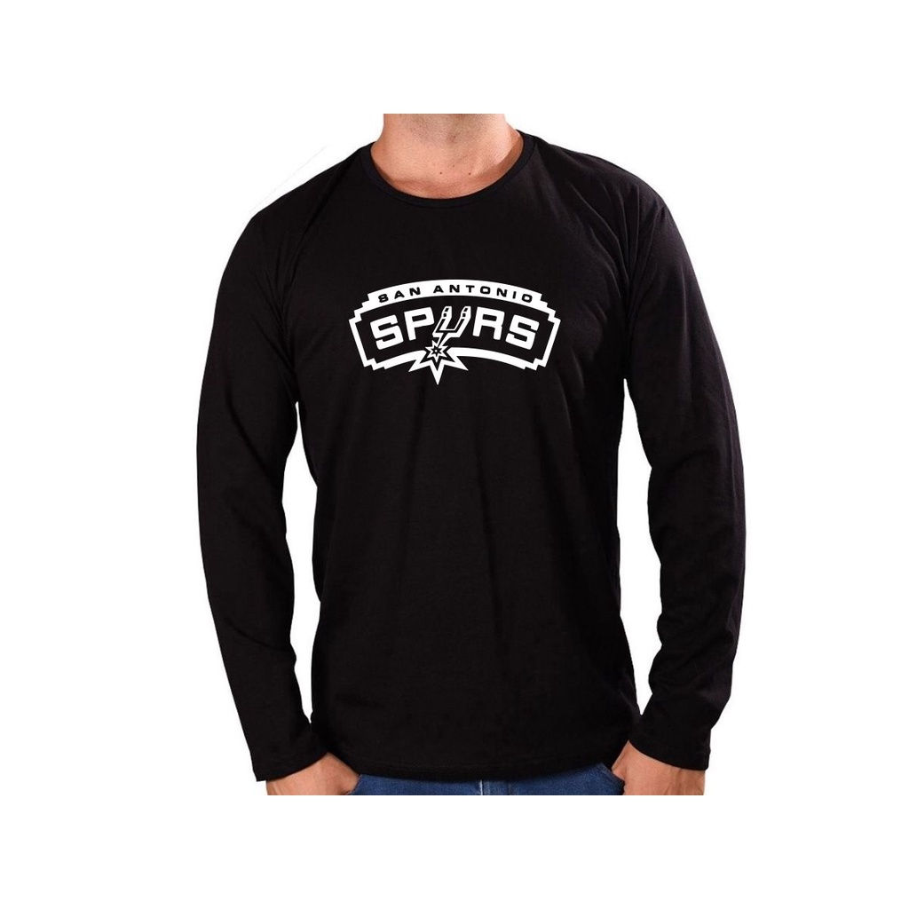 Camisa Manga Basquete San Antonio Spur Duncan Manu Ginobilli