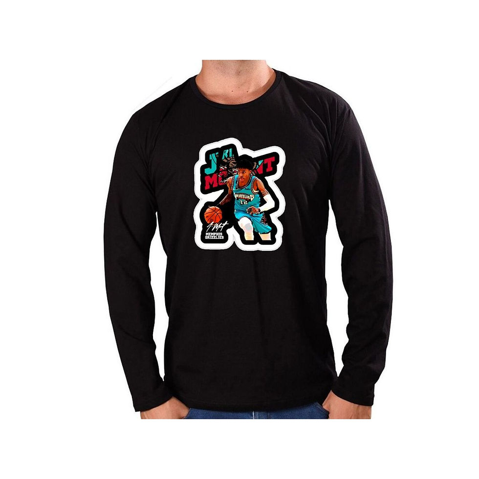 Camisa Manga Memphis Grizzliess Ja Morant Camiseta Basquete