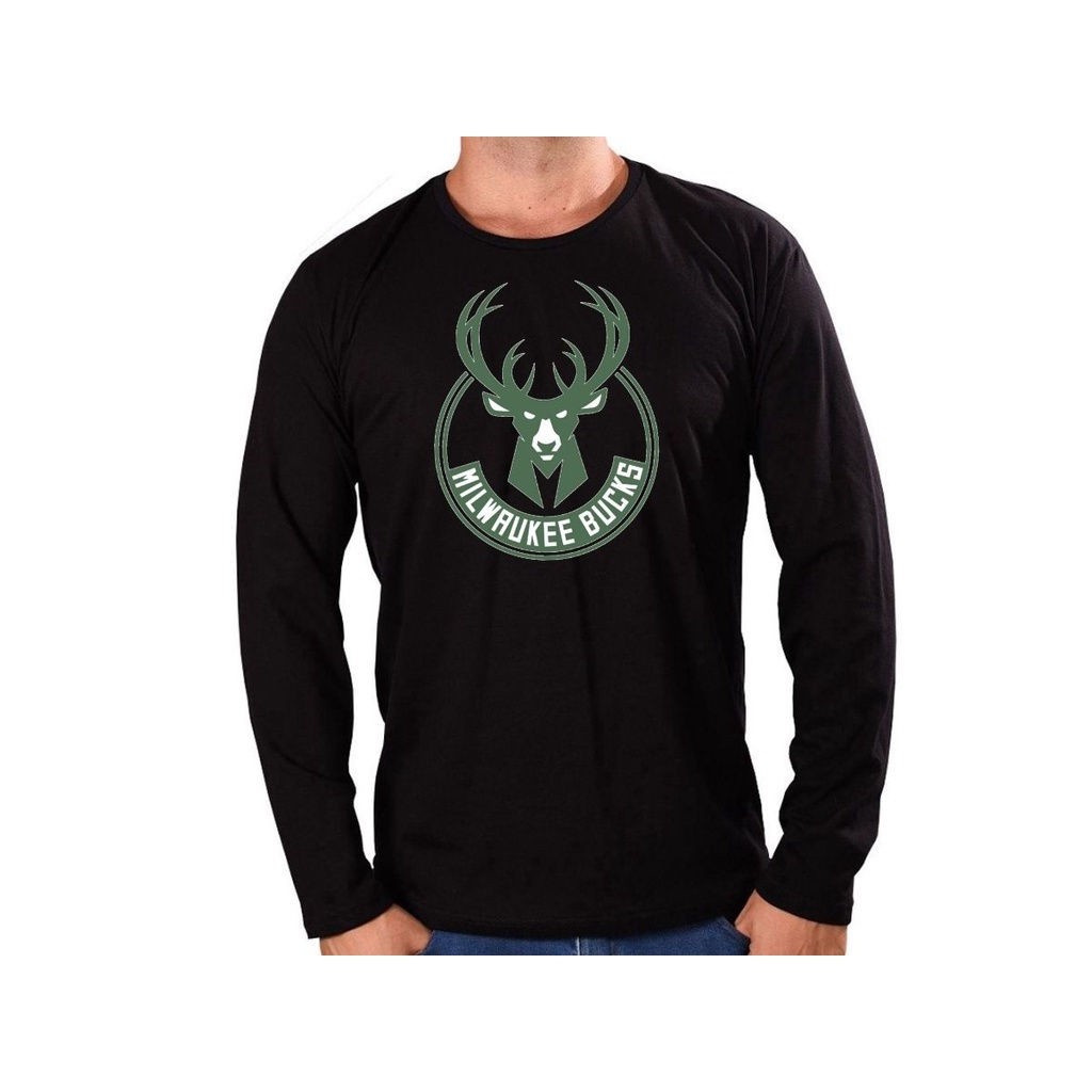 Camisa Manga Longa Milwaukee Buck Giannis Basquete