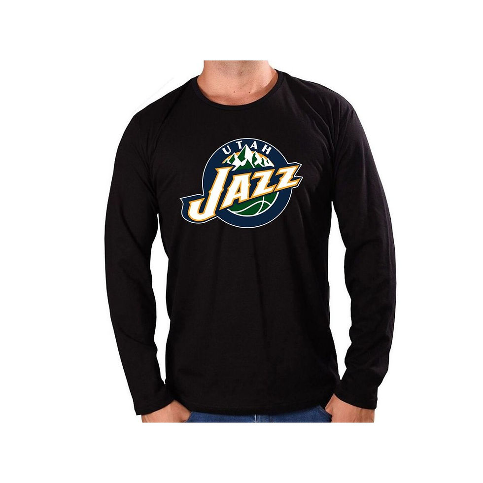 Miniatura: Camisa Manga Basquete Utah Jazz Donovan Mitchell Rudy Gobert