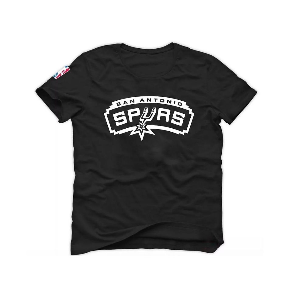 Camiseta Basquete San Antonio Spur Duncan Parker Ginobilli