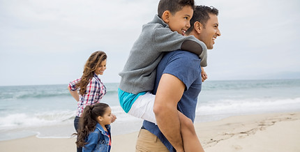 Family at a Beach