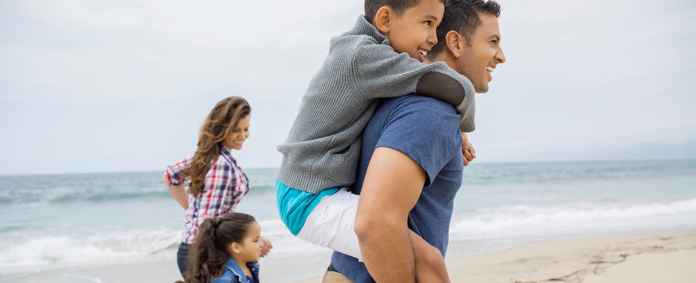 Family at a Beach