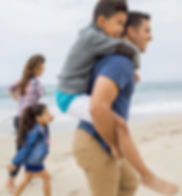 Family at a Beach