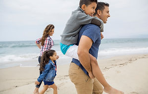 Family at a Beach