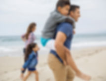 Family at a Beach