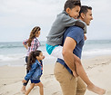 Family at a Beach