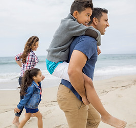 Family at a Beach
