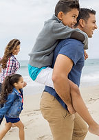 Family at a Beach