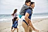 Family at a Beach