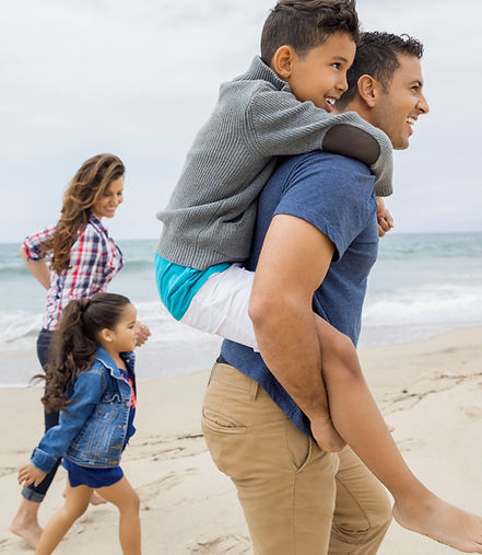 Family at a Beach