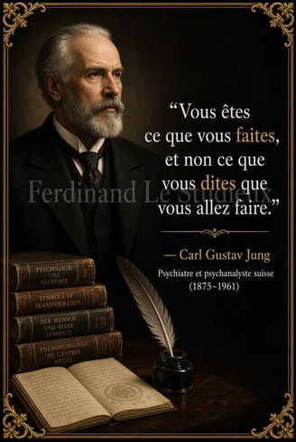 Citation du psychanalyste Jung sur la gestion du temps
