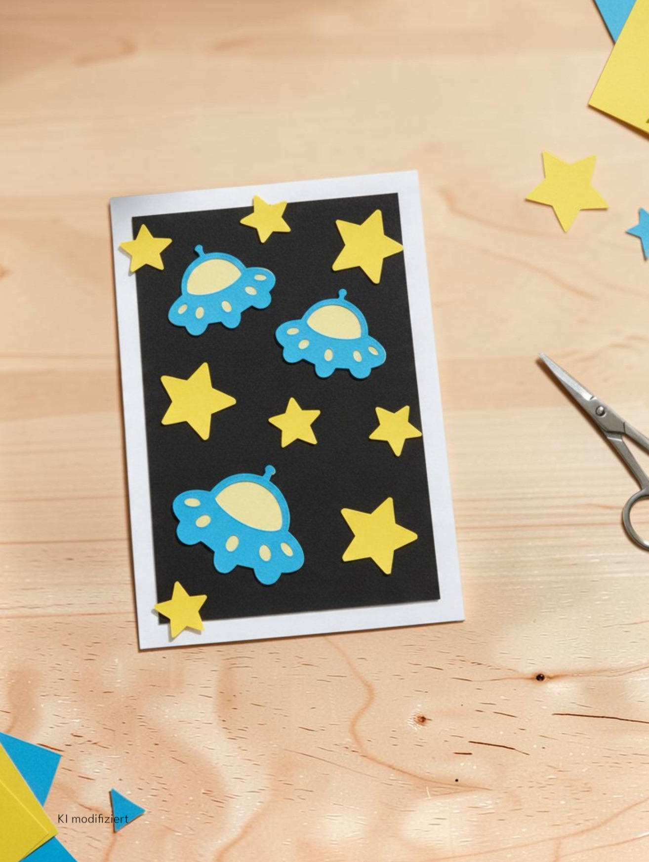 DIY Bastelset Ufo – Einladungskarten basteln zum Kindergeburtstag