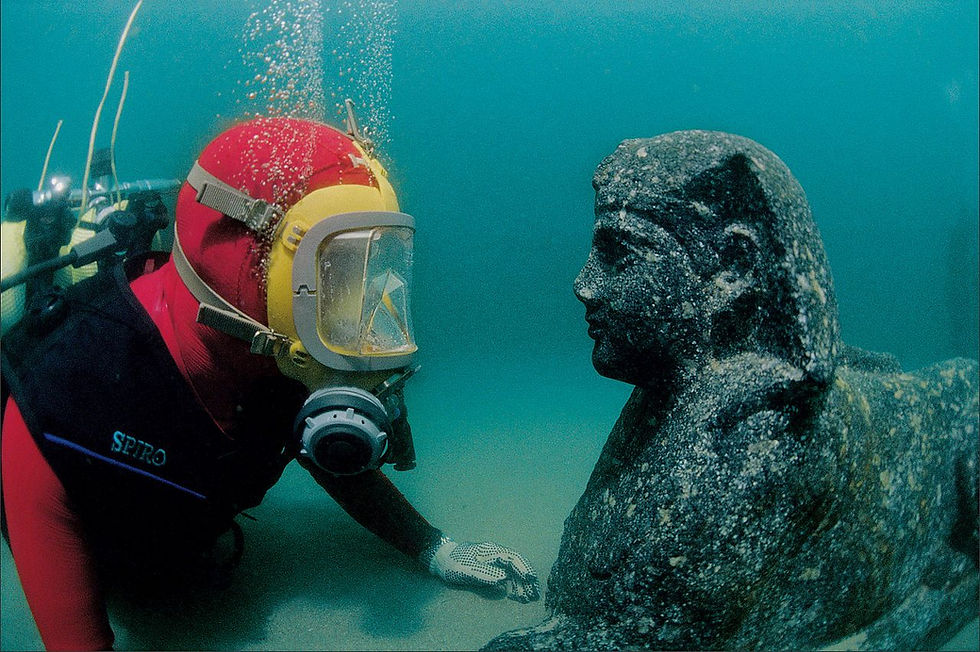 Porto Oriental de Alexandria: um antigo porto submerso no Mediterrâneo - História em Destaque